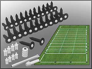 Entire Football Field Lining Set (This Item Ships Free)